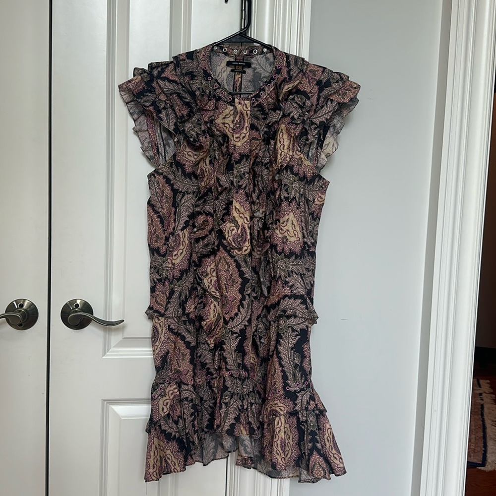 Isabel marant ruffle dress 36